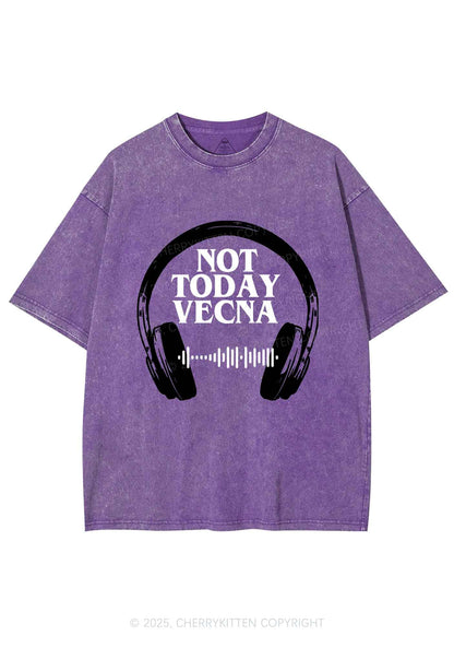 Custom Spotify Code Not Today Y2K Shirts Washed Tee Cherrykitten