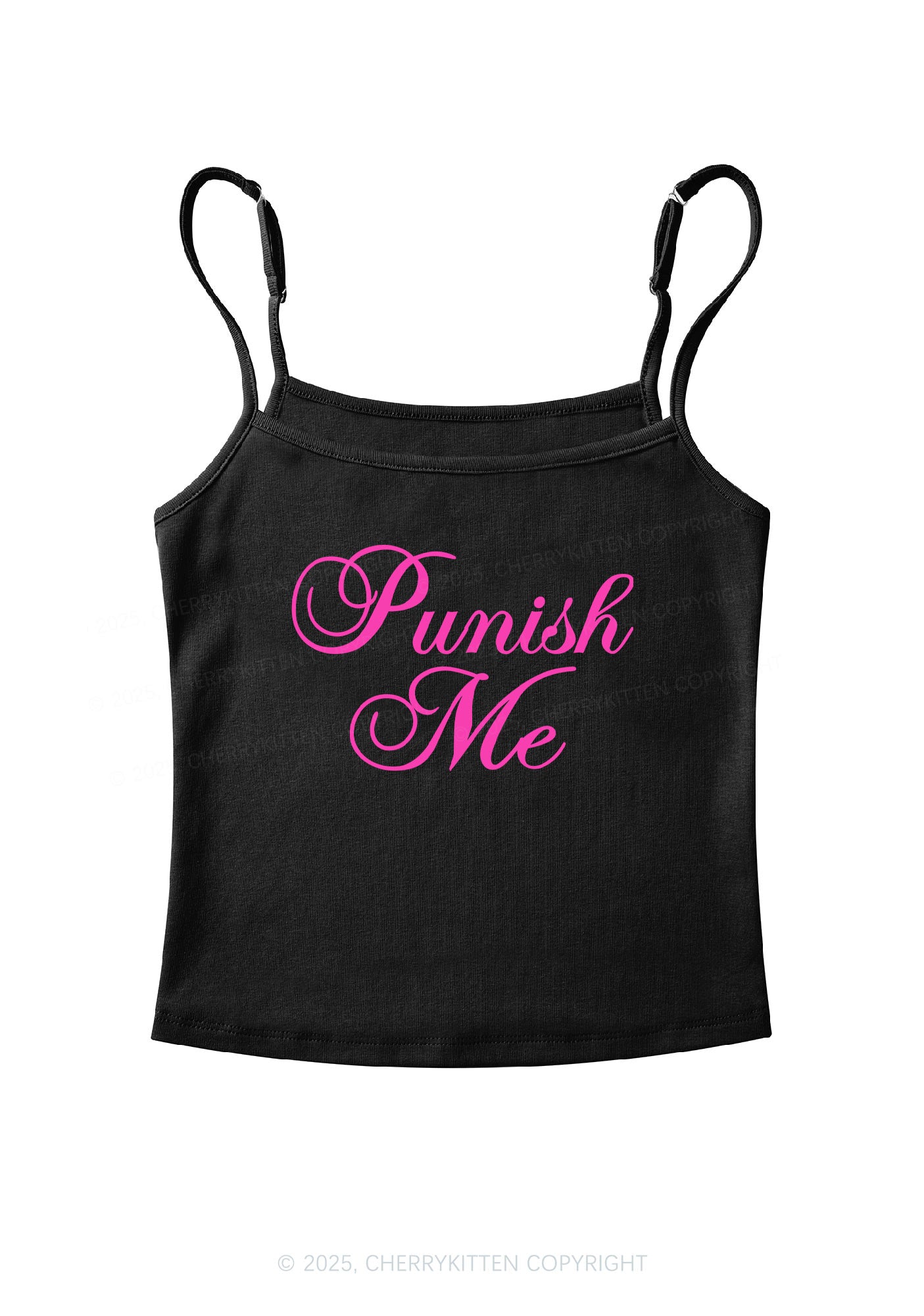 Punish Me Y2K Spaghetti Strap Cami Cherrykitten