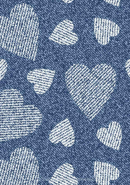Denim Heartbeat Y2K Print Bikini Set Cherrykitten