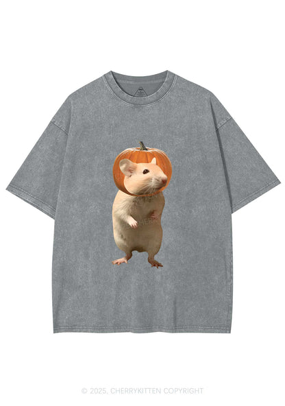 Halloween Silly Ratz Y2K Shirts Washed Tee Cherrykitten