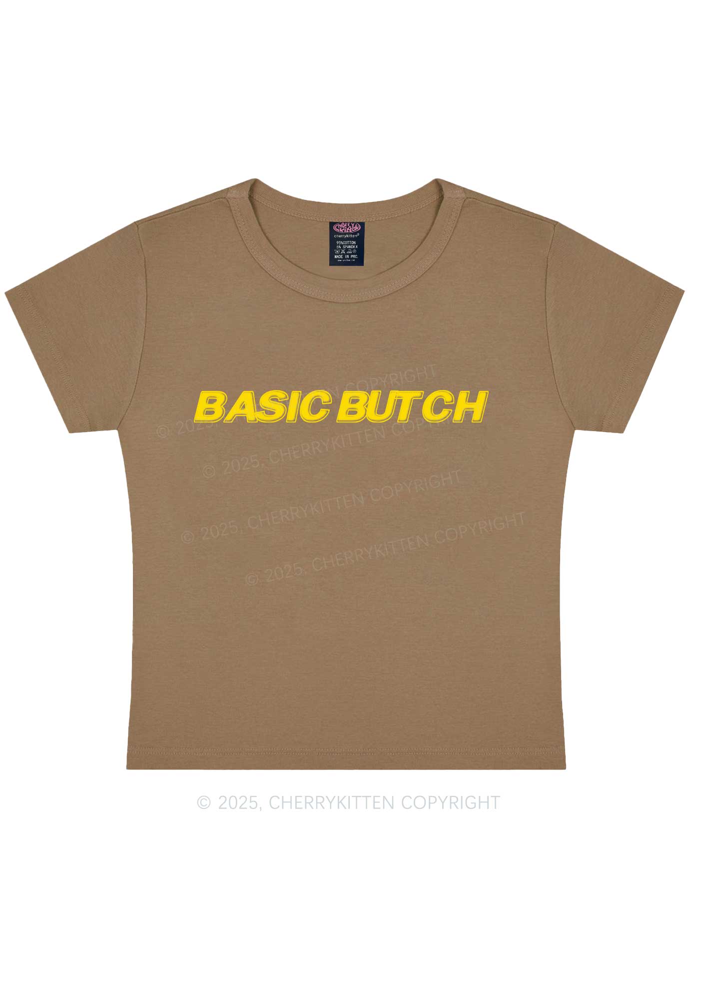 Basic Butch Y2K Baby Tee Cherrykitten