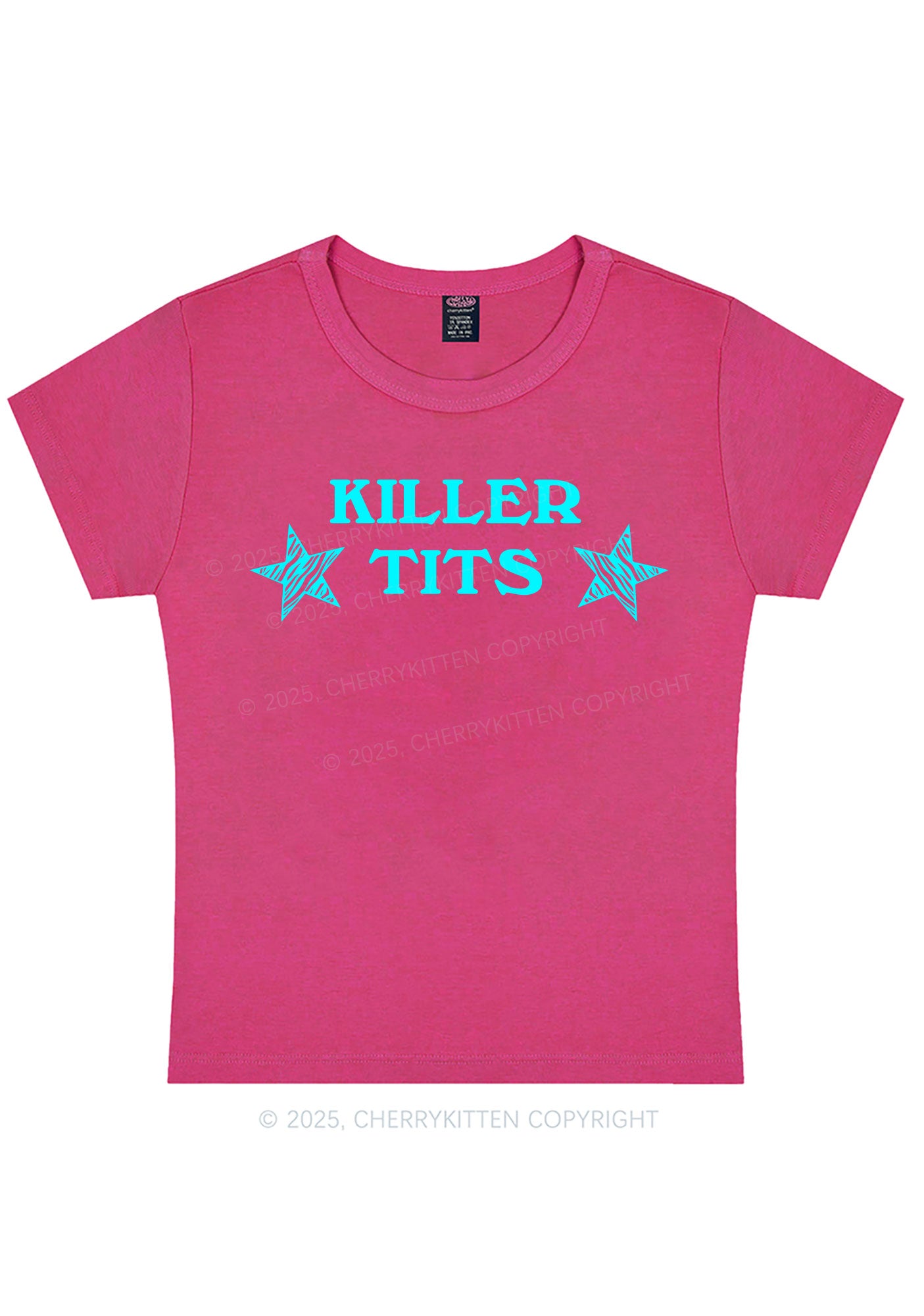 Killer Txts Y2K Baby Tee Cherrykitten