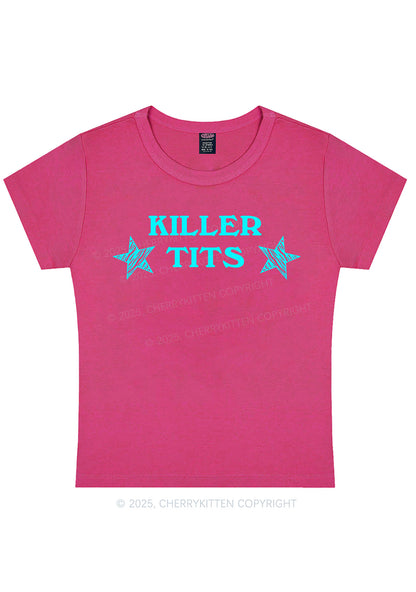 Killer Txts Y2K Baby Tee Cherrykitten