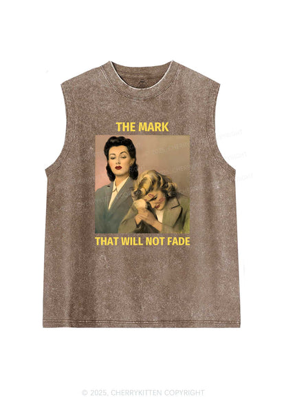 Mark Will Not Fade Pride Y2K Washed Muscle Tank Cherrykitten