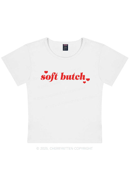 Soft Butch Y2K Baby Tee Cherrykitten