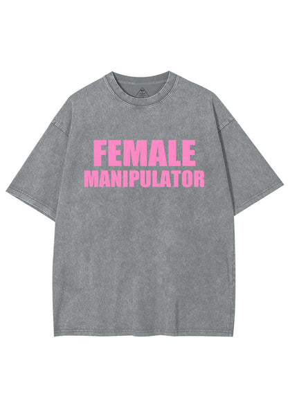 Female Manipulator Y2K Shirts Washed Tee Cherrykitten