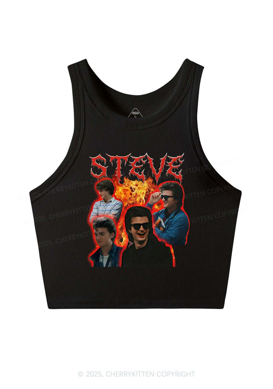 SH Flame Vibe Y2K Crop Tank Top Cherrykitten