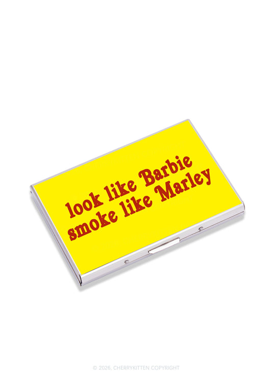 Smoke Like Marley Y2K Mirror Cigarette Case Cherrykitten