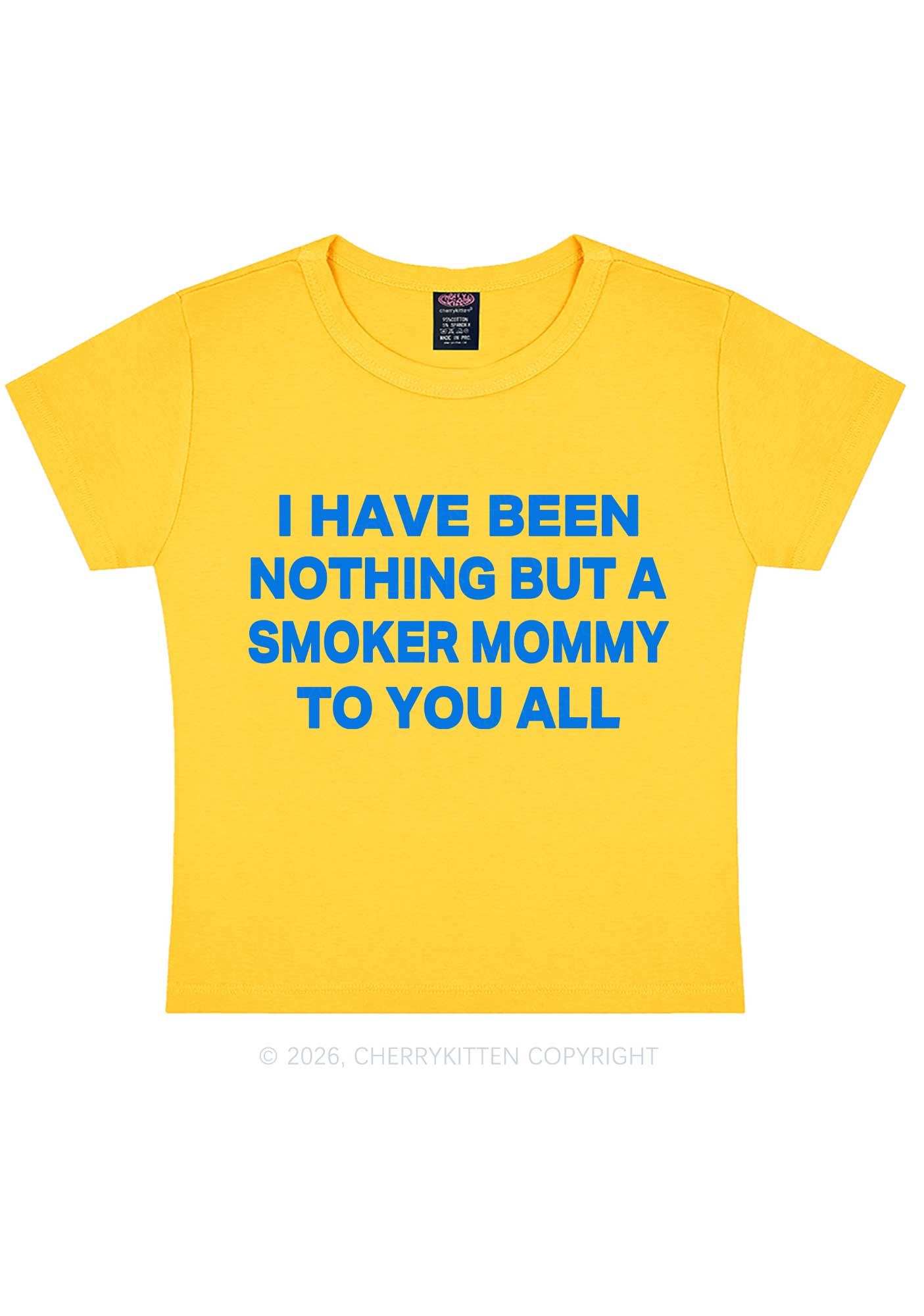 I Have Been A Smoker Mommy Y2K Baby Tee Cherrykitten