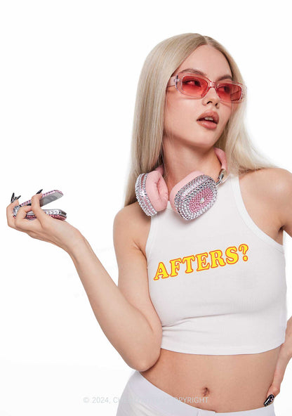 Afters Y2K Crop Tank Top Cherrykitten