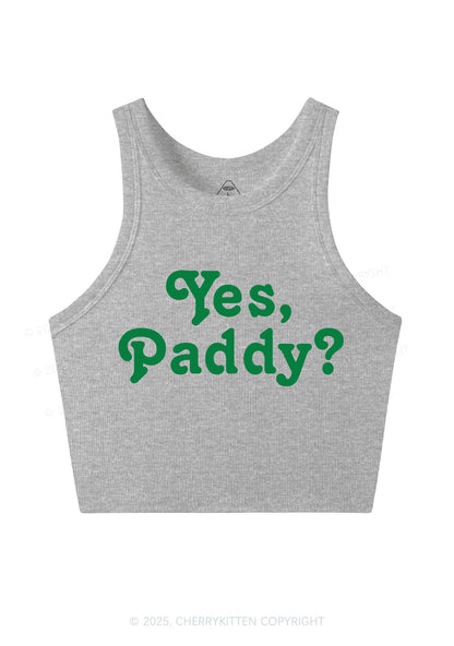 Yes Paddy St Patricks Y2K Crop Tank Top Cherrykitten