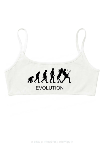 Evolution Rock Band Y2K Super Crop Cami Cherrykitten