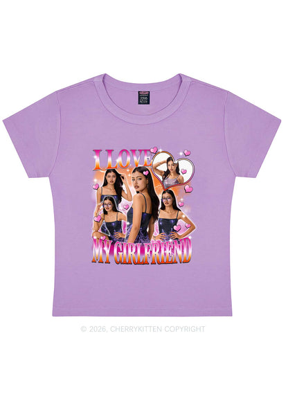 Custom I Love My Lesbian GF Pride Y2K Baby Tee Cherrykitten