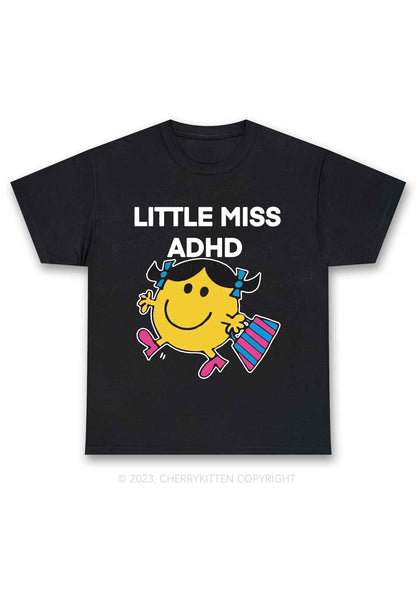 Little Miss ADHD Y2K Chunky Shirt Cherrykitten