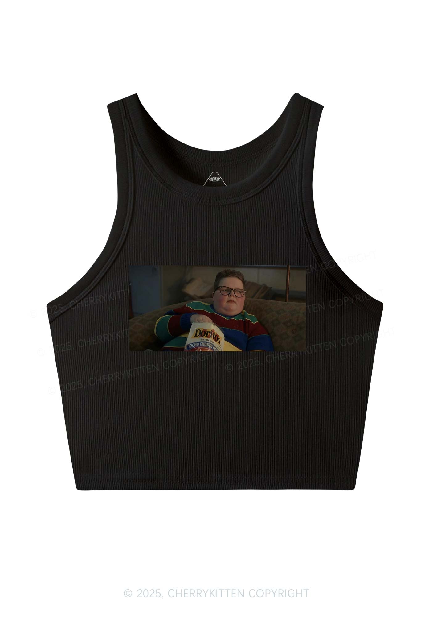 Snack Break Y2K Crop Tank Top Cherrykitten