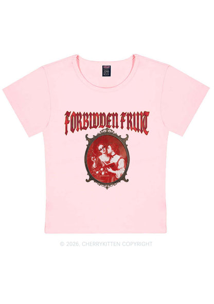 Forbidden Fruit Pride Y2K Baby Tee Cherrykitten