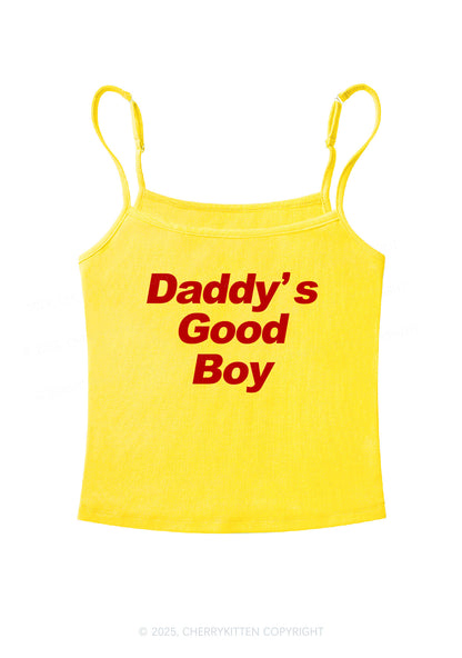 Daddys Good Boy Y2K Spaghetti Strap Cami Cherrykitten