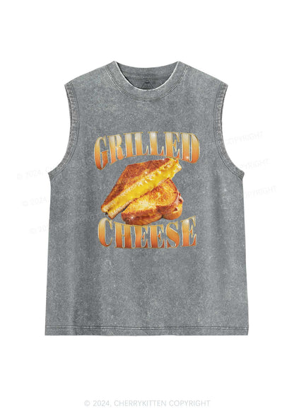 Grilled Cheese Y2K Washed Tank Cherrykitten