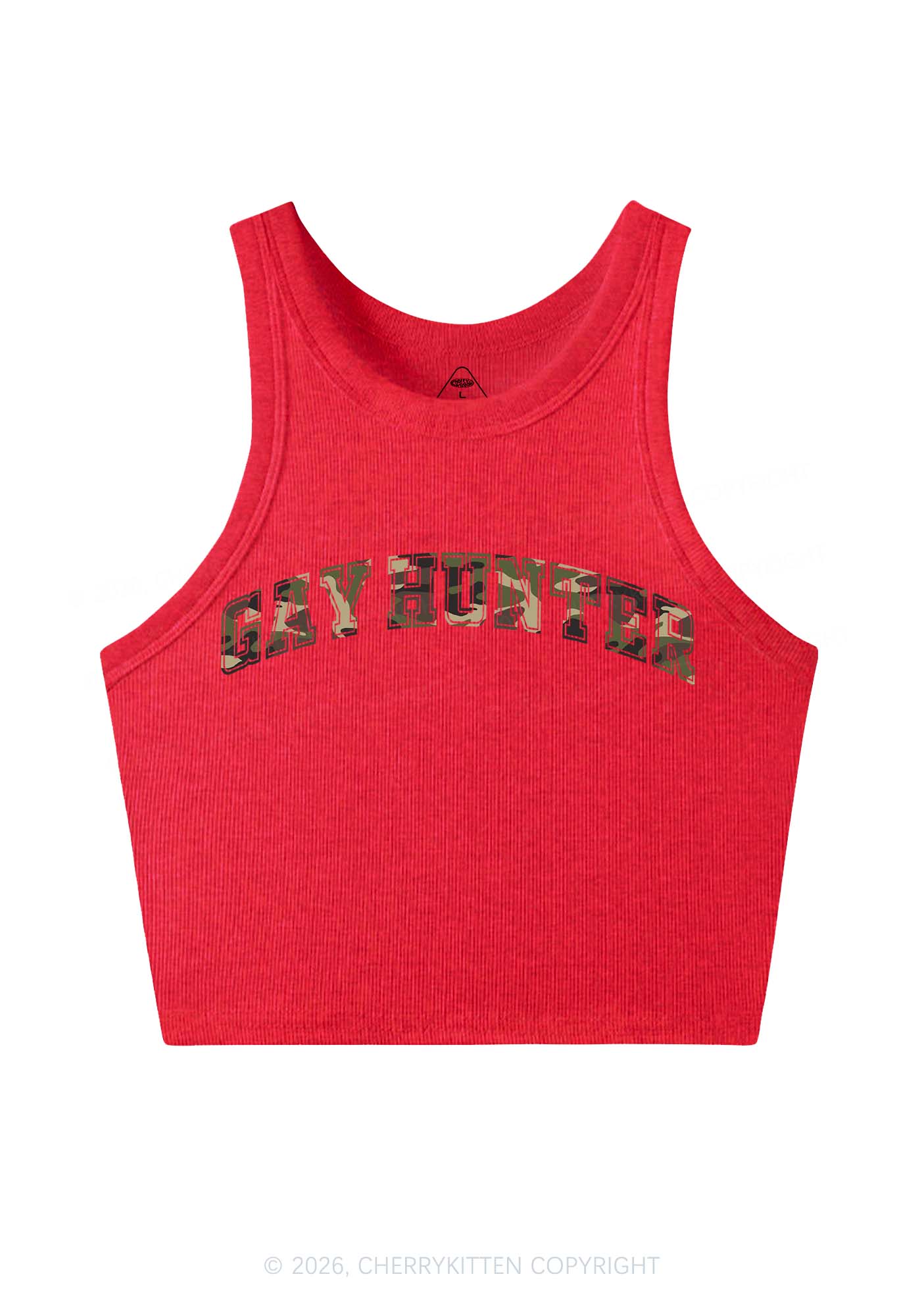 Gay Hunter Pride Y2K Crop Tank Top Cherrykitten