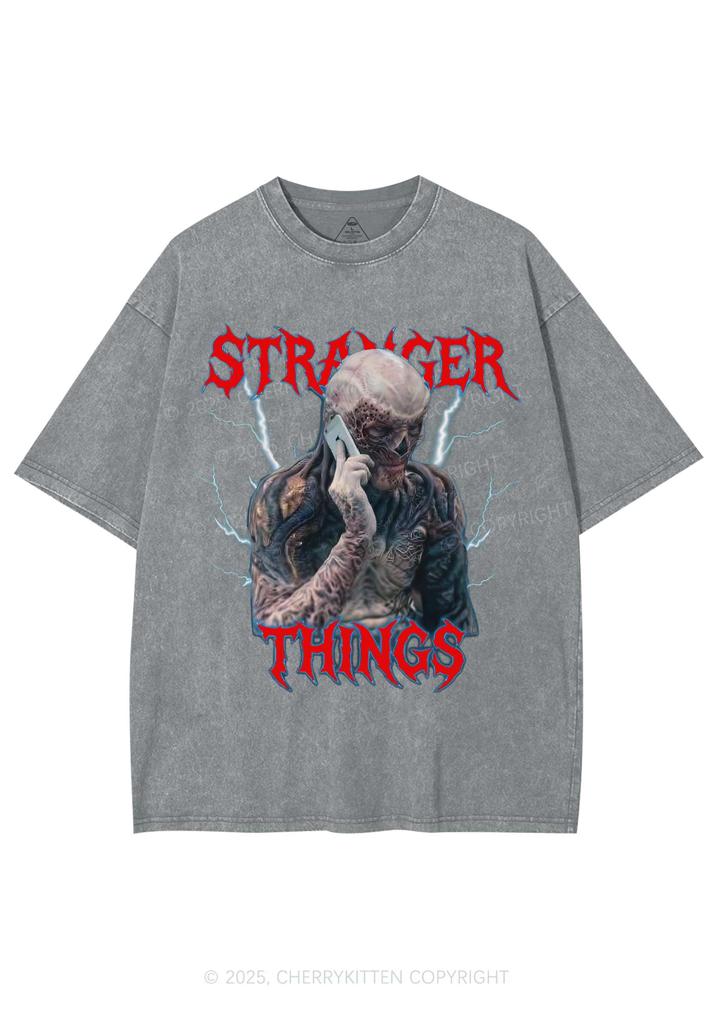 VN On Call Y2K Shirts Washed Tee Cherrykitten