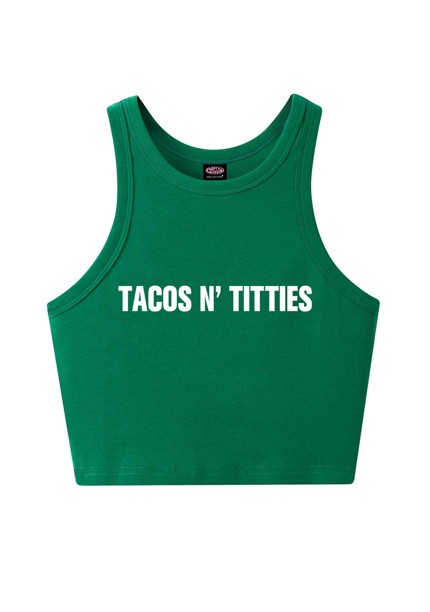 Tacos And Txtties Y2K Crop Tank Top Cherrykitten