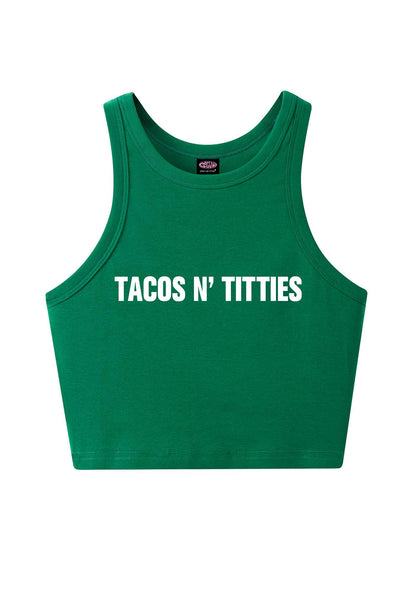 Tacos And Txtties Y2K Crop Tank Top Cherrykitten
