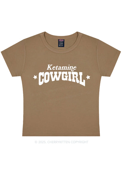 K Star Cowgirl Y2K Baby Tee Cherrykitten