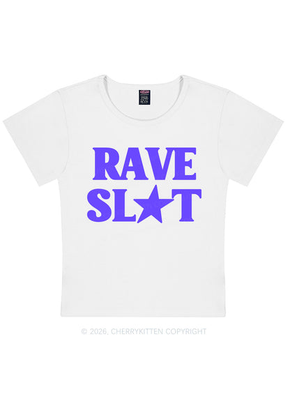 Rave Slxt Y2K Baby Tee Cherrykitten
