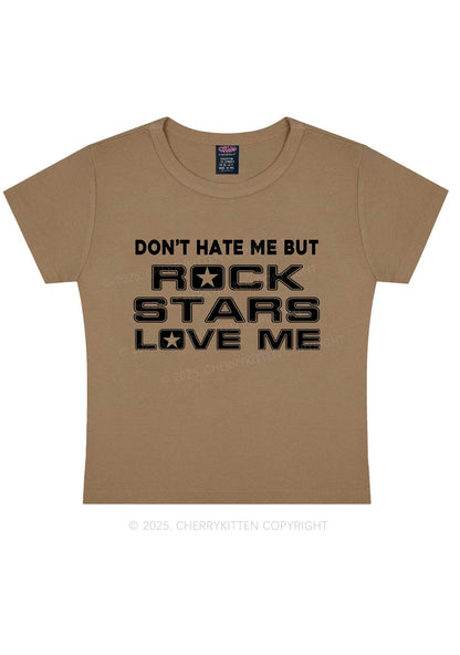 Rock Stars Love Me Y2K Baby Tee Cherrykitten