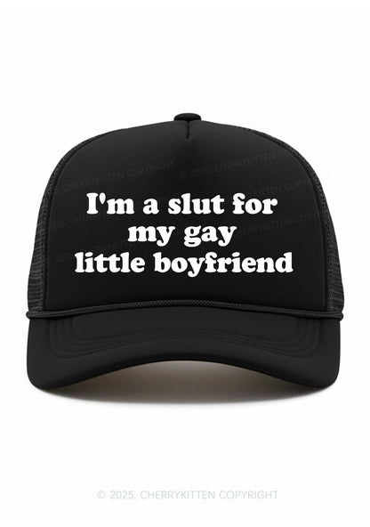 Slxt For My Gay BF Valentine's Day Y2K Trucker Hat Cherrykitten