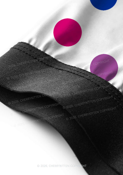 Bisexual Dots On White Pride Y2K Print Men Boxer Briefs Cherrykitten