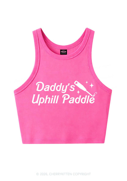 Daddys Uphill Paddle Y2K Crop Tank Top Cherrykitten