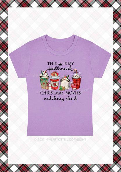Christmas Movies Watching Shirt Baby Tee Cherrykitten