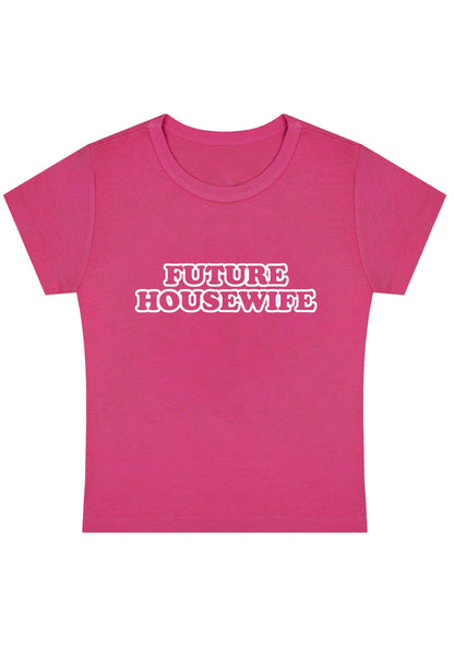 Curvy Future Housewife Baby Tee