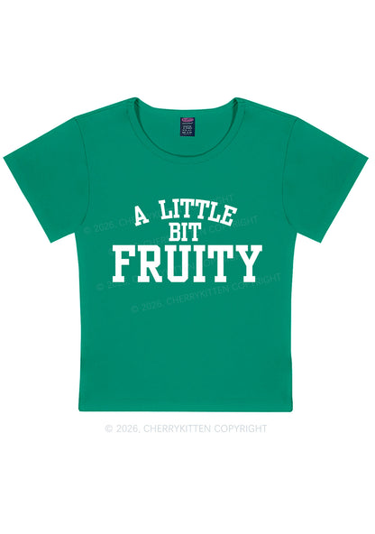 A Little Bit Fruity Pride Y2K Baby Tee Cherrykitten