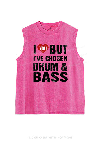 Chosen Drum And Bass Y2K Washed Muscle Tank Cherrykitten