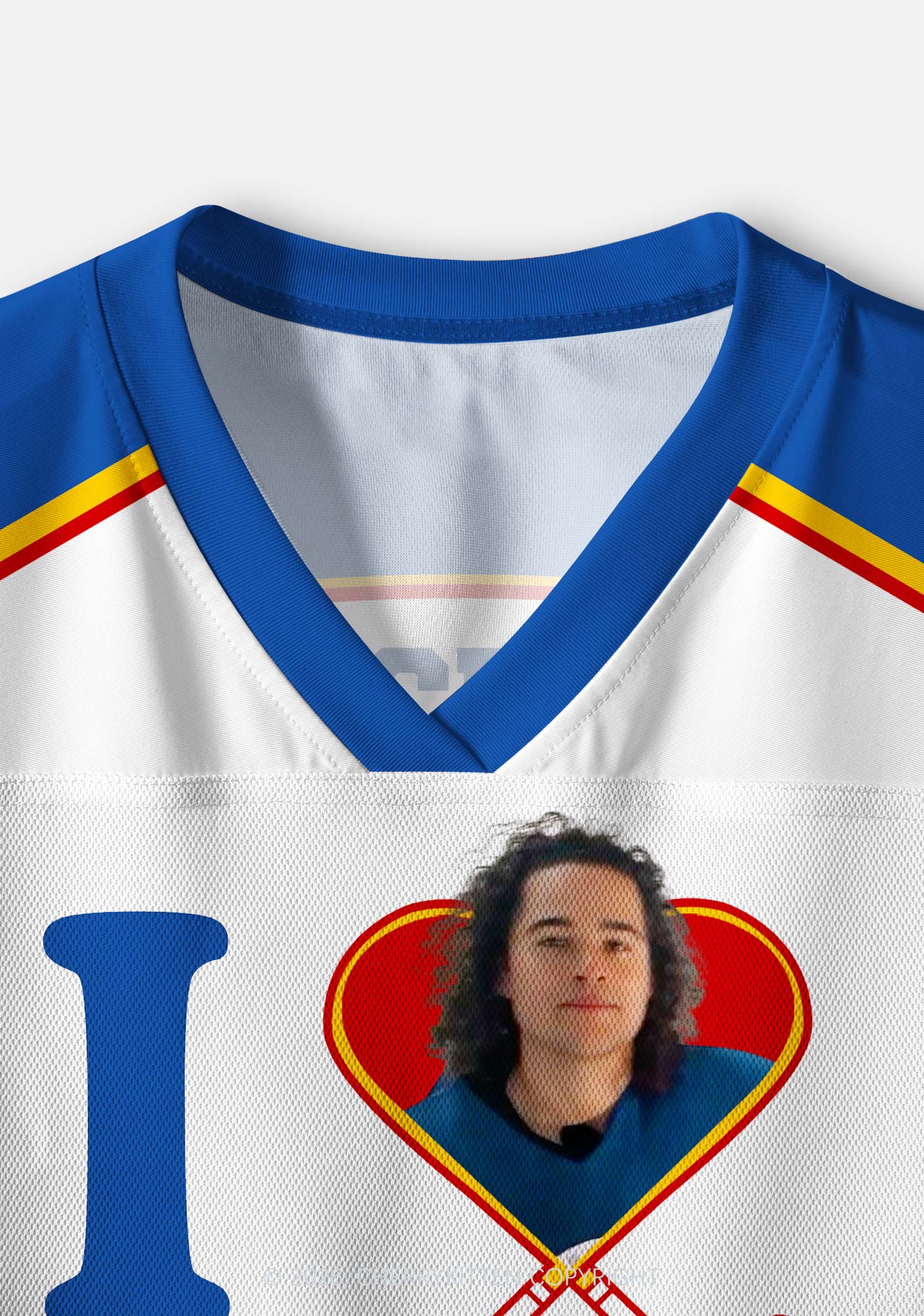 I Love Hockey Boy JT Y2K Crop Sport Jersey Shirts Cherrykitten