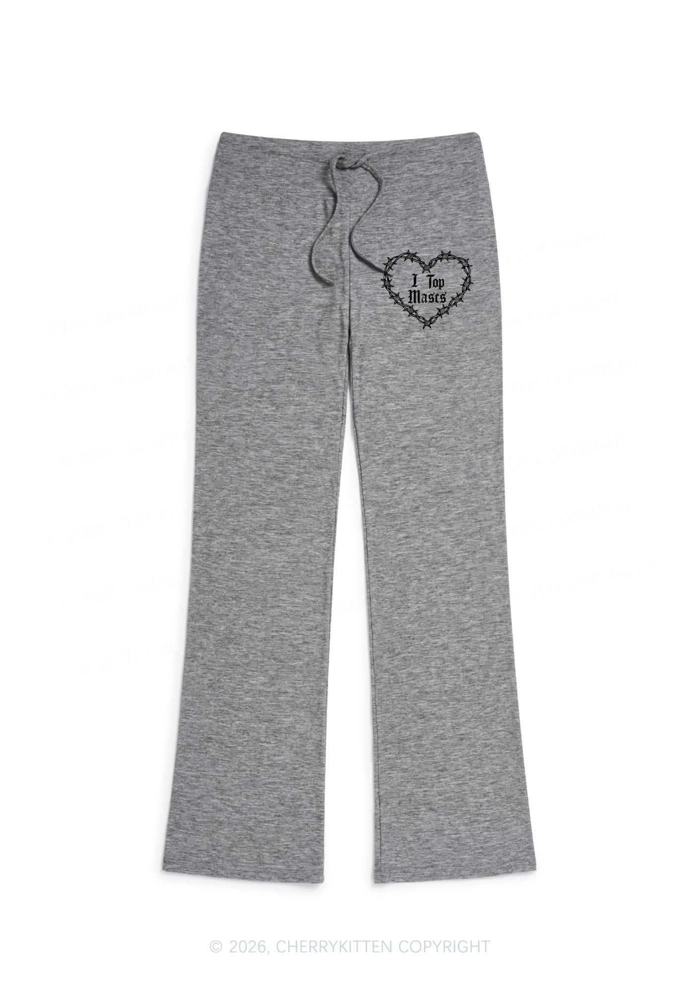I Top Mascs Pride Y2K Low Rise Drawstring Flare Pants Cherrykitten
