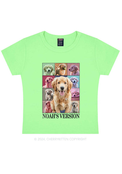 Custom Pets Version Y2K Baby Tee Cherrykitten
