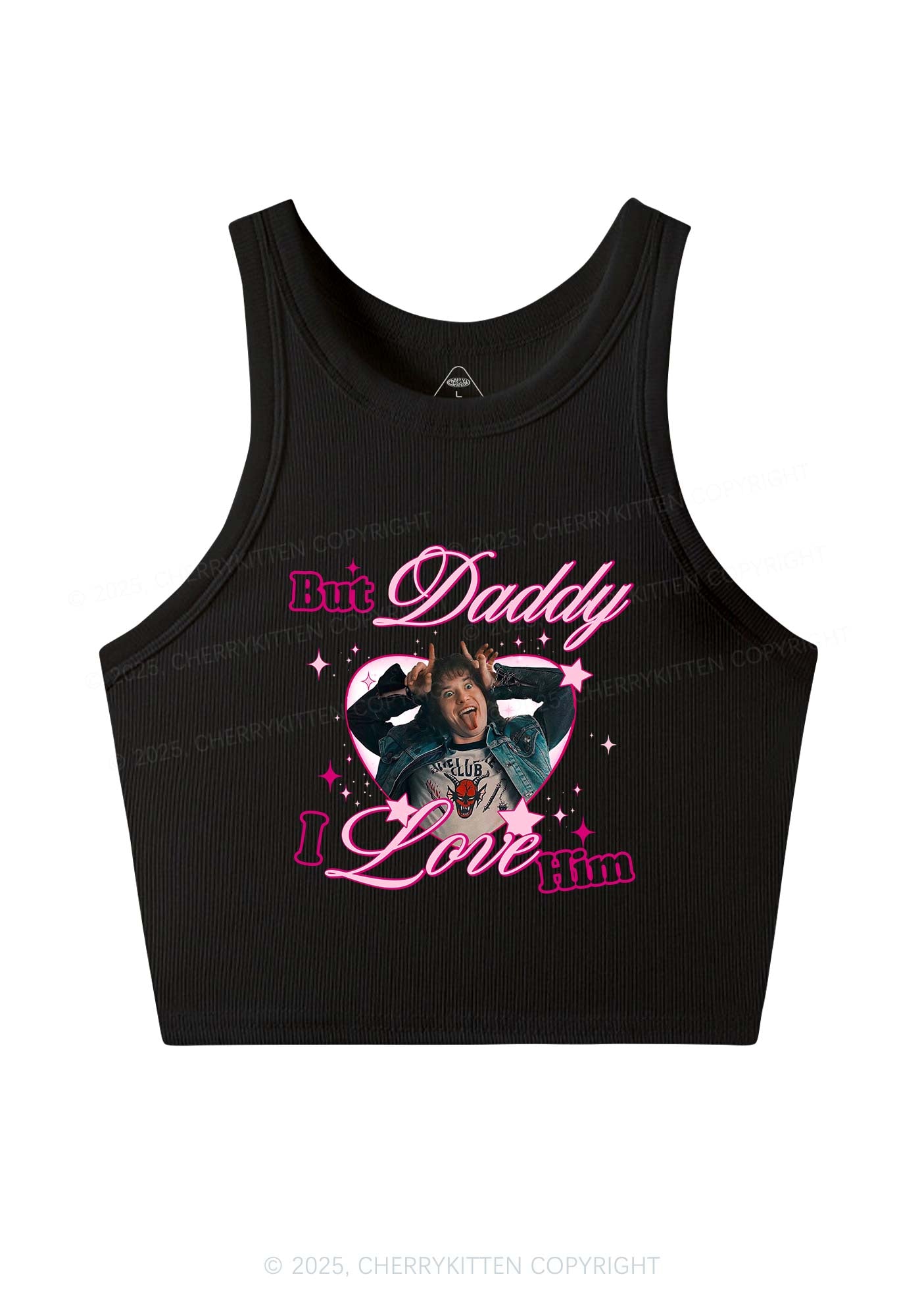 But Daddy I Love EM Y2K Crop Tank Top Cherrykitten
