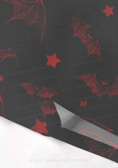 Bat And Star Y2K Mesh Cami Tank Cherrykitten