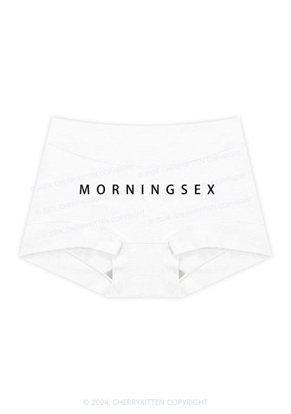 Morningsex Y2K Mid Rise Waist Boyshort Cherrykitten