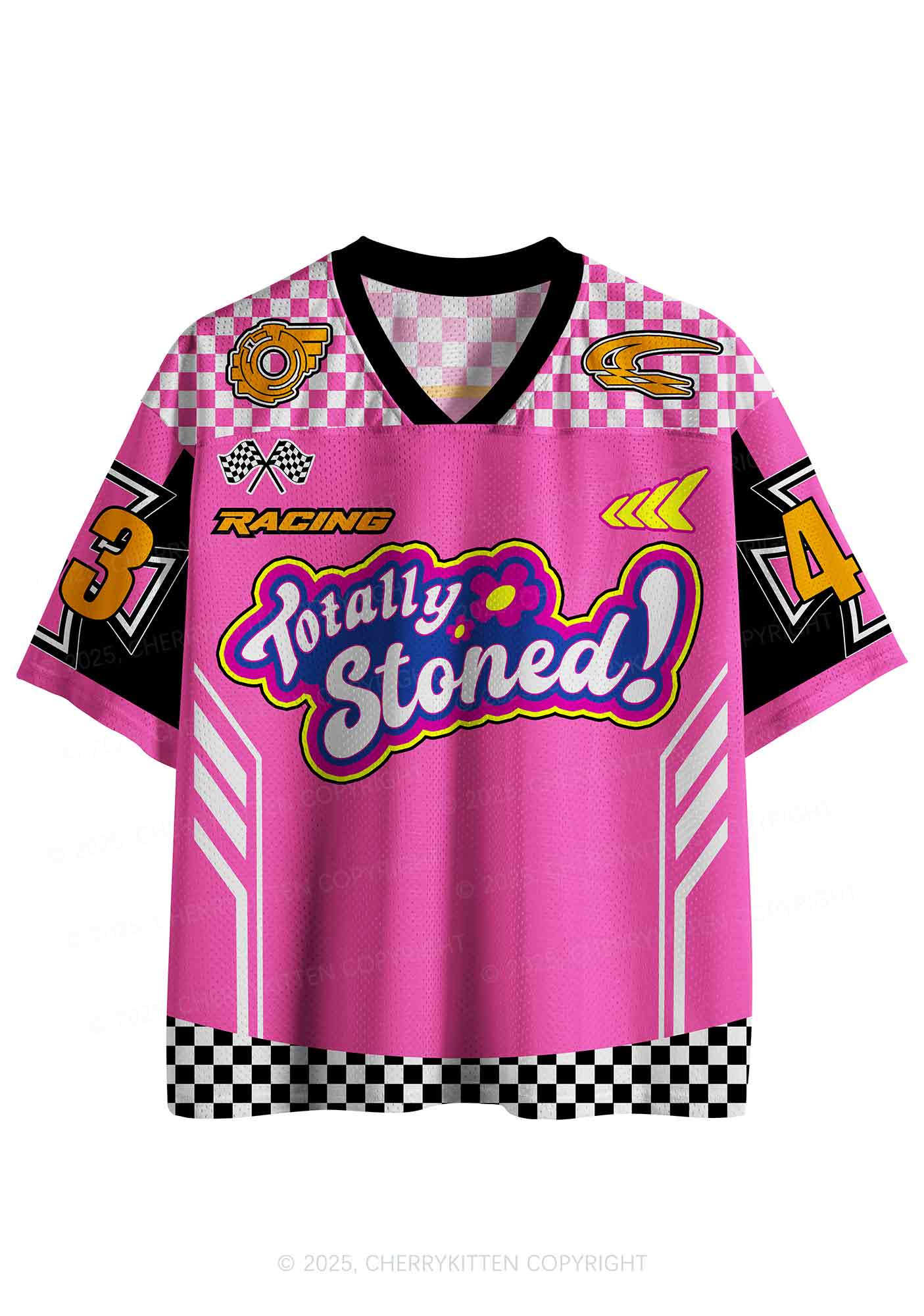 Custom Totally Stoned Y2K Sport Jersey Shirts Cherrykitten