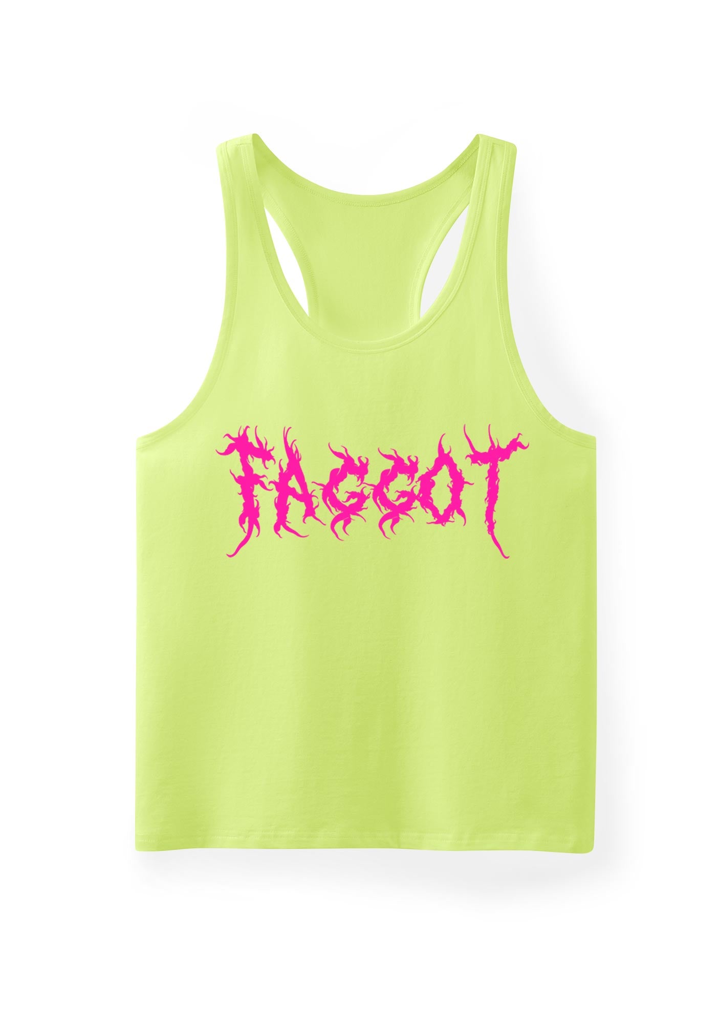 Punk Faggot Pride Y2K Men Racerback Tank Top Cherrykitten