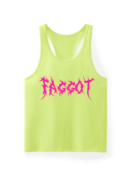 Punk Faggot Pride Y2K Men Racerback Tank Top Cherrykitten