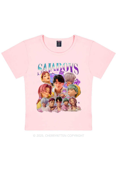 Kpop Boys Y2K Baby Tee Cherrykitten