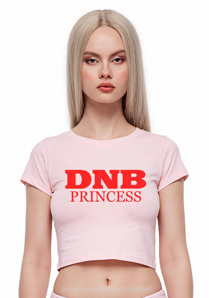 DNB Princess Y2K Baby Tee Cherrykitten