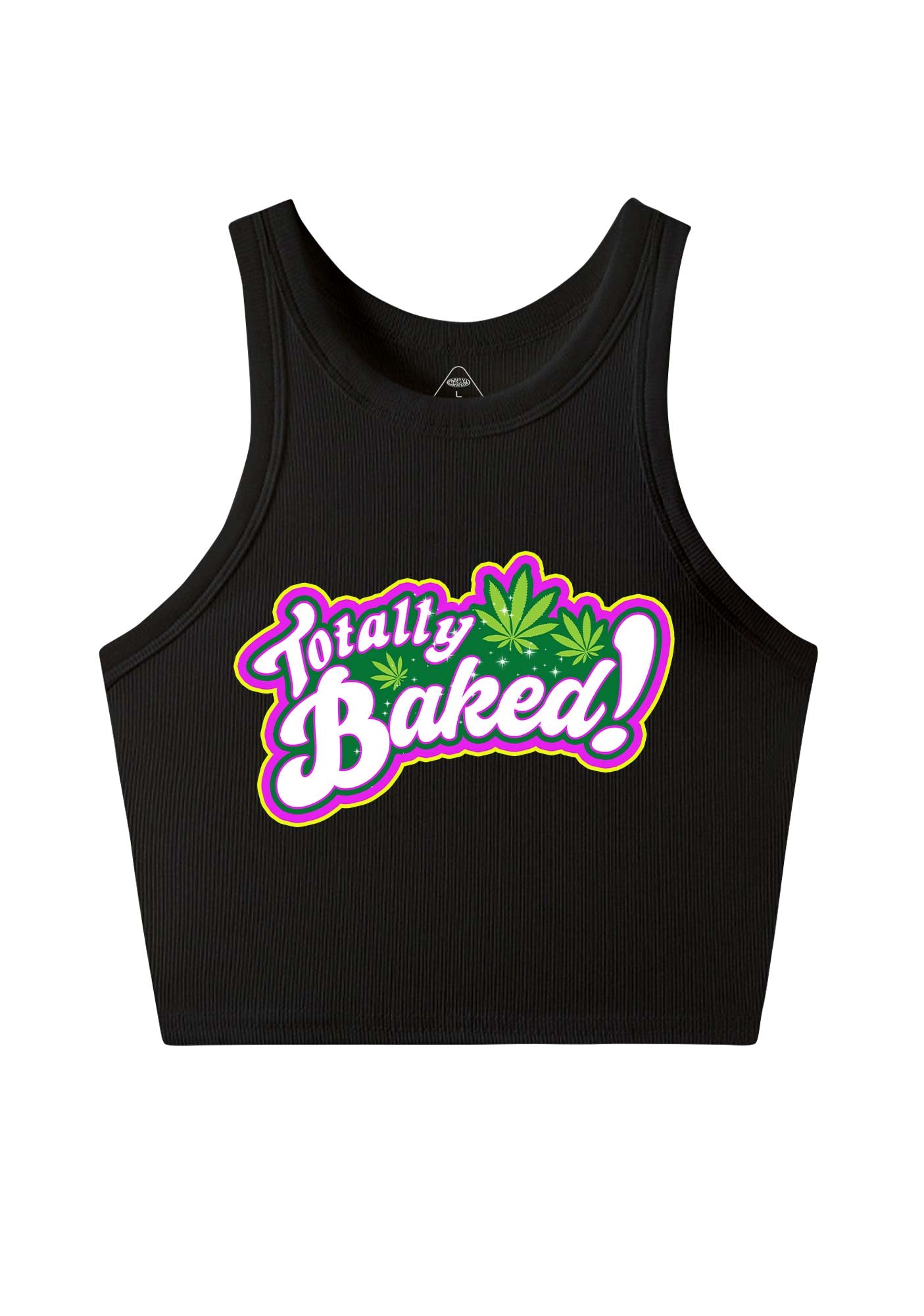 Totally Baked Y2K Crop Tank Top Cherrykitten