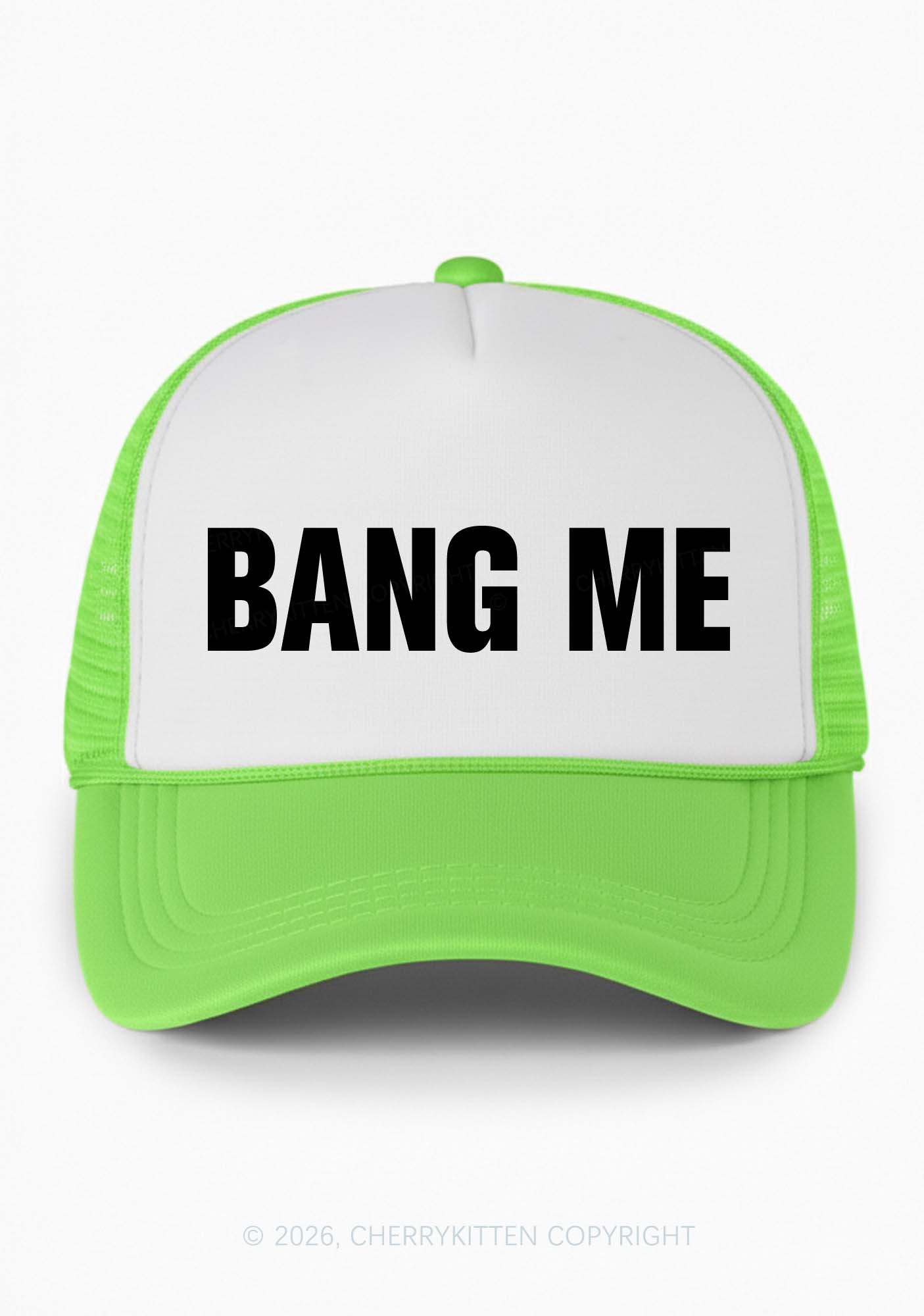 Bang Me Y2K Colorblock Trucker Hat Cherrykitten