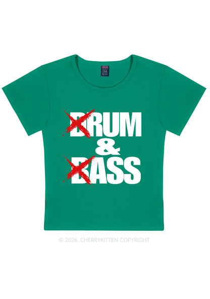 DnB Graffiti Y2K Baby Tee Cherrykitten